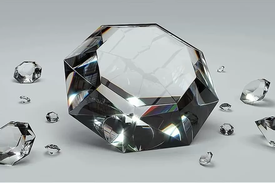 kim cương nhân tạo tổng hợp có độ trong suốt hoàn hảo