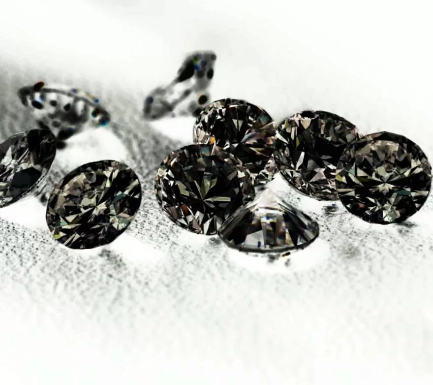 kim cương đen khá hiếm trong tự nhiên