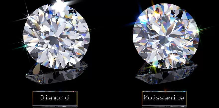 So sánh Moissanite và kim cương khác nhau ở chỗ nào?