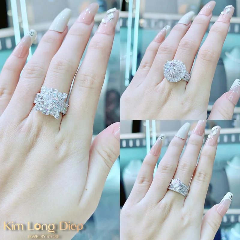 Nhẫn Italy 750 tôn nét đẹp thanh thoát đến lộng lẫy cho phái nữ