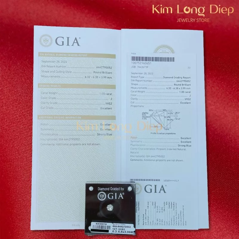 mua kim cương chất lượng tại kim long diệp