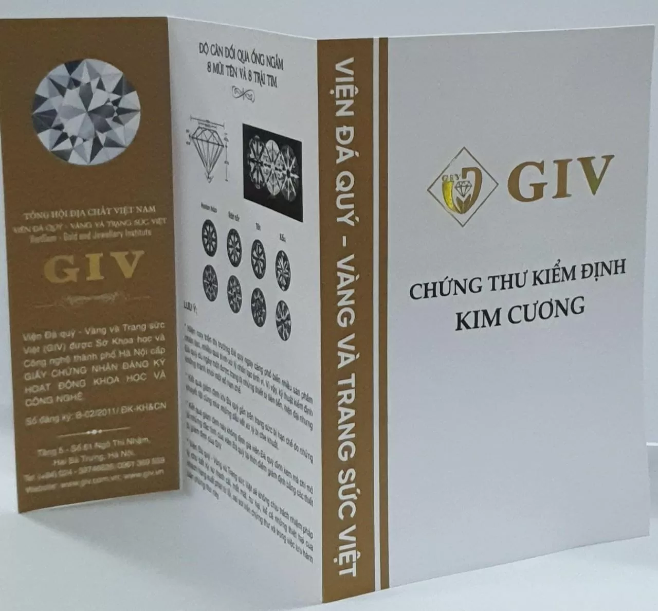 Kim cương GIV là gì? Hướng dẫn cách đọc giấy kiểm định