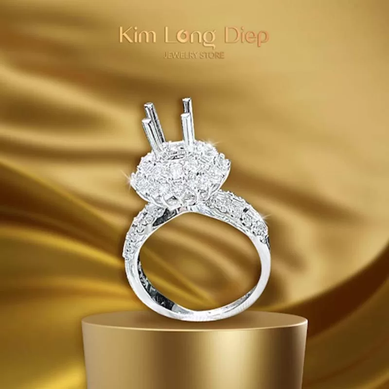 Vỏ nhẫn kim cương Vàng Ý 750