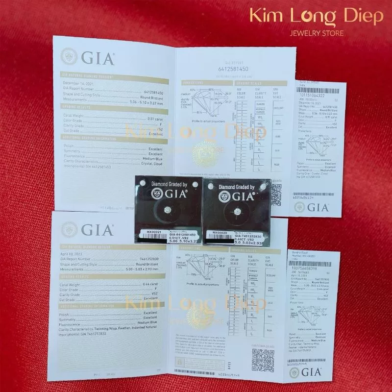 kim long diệp cung cấp hột xoàn 4 ly chất lượng