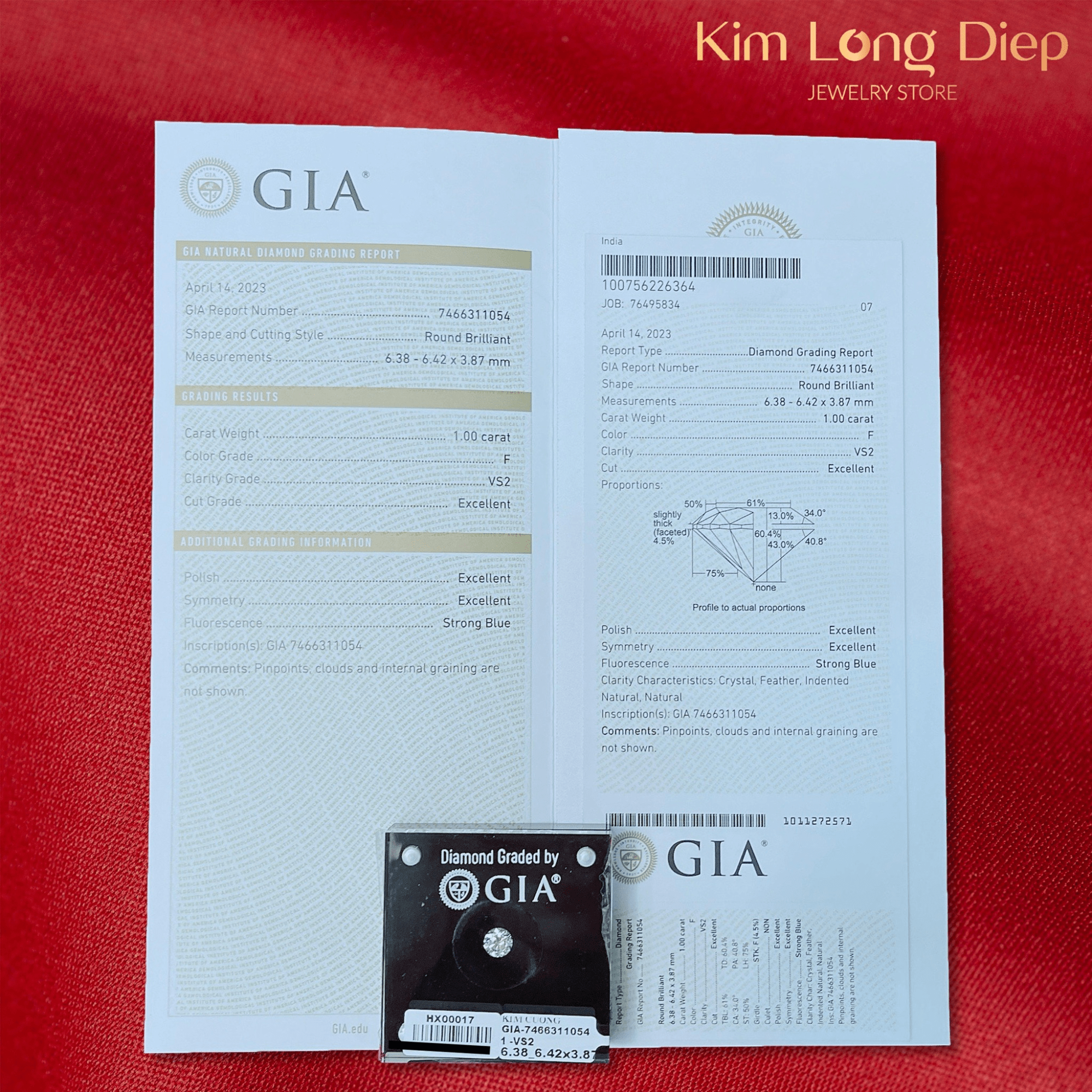 mua kim cương chất lượng tại kim long diệp