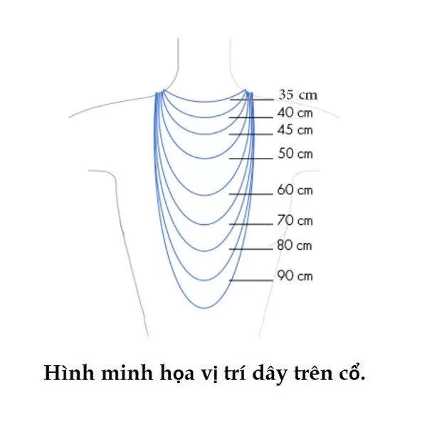 Hướng dẫn chọn chiều dài dây chuyền nữ hợp với trang phục
